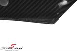 FRL9091MCARD1 BMW E90 -  DEMO Frontspoiler lip set genuine carbon for M-Technic frontspoiler (Please note: has a crack on the one side)