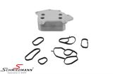 11427805977TR 11427805977 11 42 7 805 977 7805977 MINI R55 -  Oil cooler for the engine oil, is installed on the oilfilterhousing