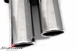 SCM64550486 BMW E64 -  Schmiedmann stainless steel sport rear silencer set 4XØ86MM (The rearskirt must be modified a little)