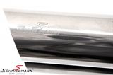 SCM2002TIIB  Schmiedmann Edelstahl Sportendschalldämpfer 2X76MM Endrohre rund