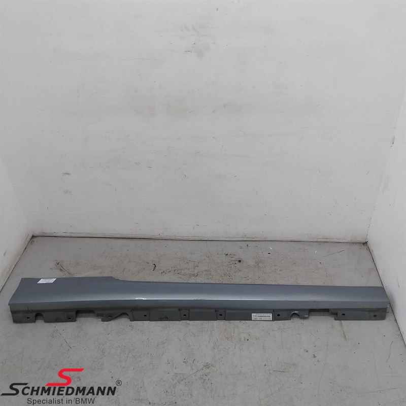 Door sill trim panel right A34 arktis metallic