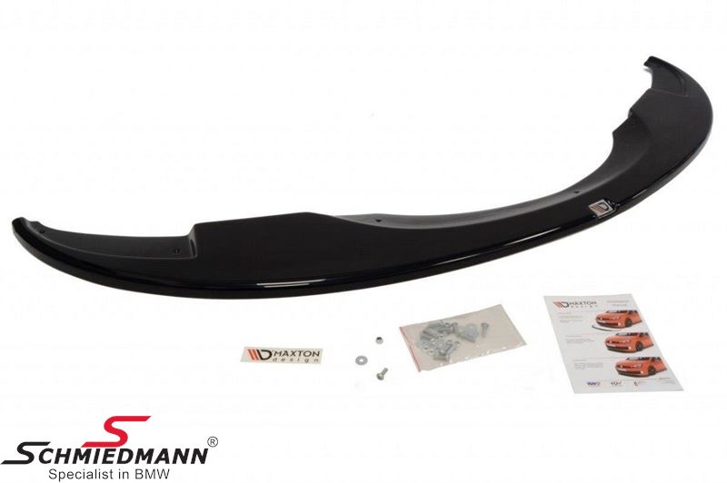 Maxton Design Front splitter M3 Gloss Black