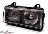 63121387042U 63121387042 63 12 1 387 042 1387042 BMW E36 -  Headlight H1 -Bosch shape- complete R.-side