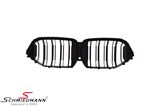 NSG06DSG BMW X6 (G06) -  Kidney set highgloss black with double grille