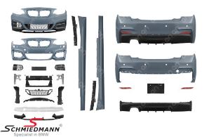 Spoiler kit complete front/back/side -AN EDEL- -Motorsport II- (AN EDEL close to OE quality – the best quality on the aftermarket).