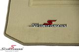 SCMG22SPB 宝马 G82 LCI M4 -  Floormats front/rear original Schmiedmann -Sport Edition- Beige