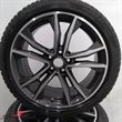 A61477 宝马 F45 SAT LCI -  19" org. BMW wheels with wintertyres "LA wheel double 715 M black"