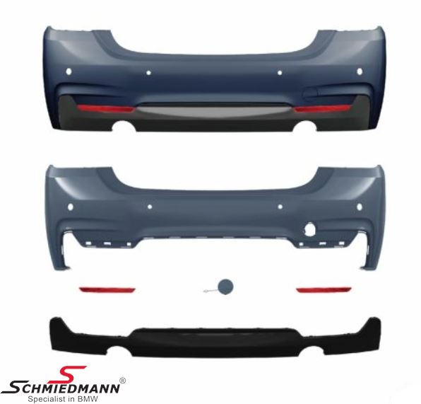 Rear bumper -AN EDEL- -Motorsport I- (AN EDEL close to OE quality – the best quality on the aftermarket).