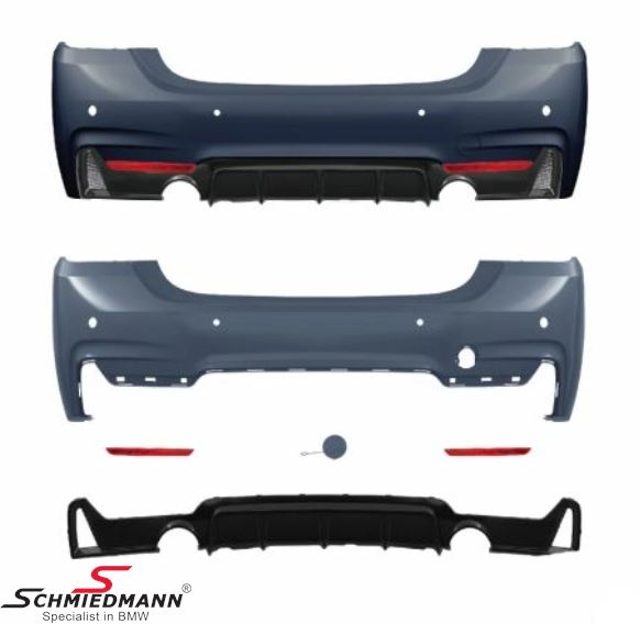 Rear bumper -AN EDEL- -Motorsport II- (AN EDEL close to OE quality – the best quality on the aftermarket).