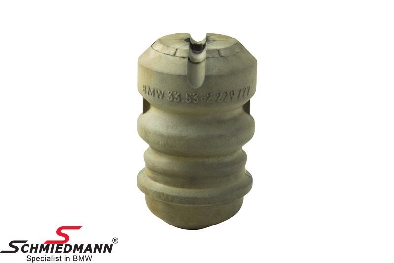 Auxiliary damper for shockabsorber rear