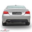 HSE60MOT1 BMW E60 LCI -  Rear skirt Motorsport I EVO design with diffuser for exhausts in the left side