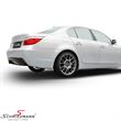 HSE60MOT1 BMW E60 LCI -  Rear skirt Motorsport I EVO design with diffuser for exhausts in the left side