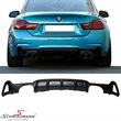 INF3236MOT2MB BMW F32 -  Rear Diffuser Motorsport II - Matte Black