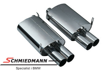 4 pipe Eisenmann sportexhaust 4X83MM tailpipes