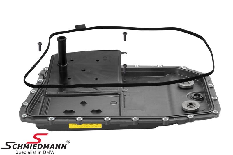 Oilfilter/oil pan for automatic transmission (incl. gasket)