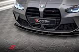 FRLG8082V1-GB BMW G80 M3 -  Frontspoiler lip -Maxton Design- V1, gloss black G80/G82