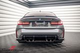 ING80SP-MD BMW G80 M3 -  Rear Diffuser middle -Maxton Design- Street Pro, G80 gloss black