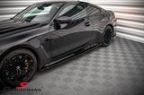 BMG82MV1-MD  Sideskirt extensions -Maxton Design- V1, G82 gloss black