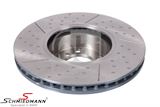 34106797602FB 34106797602 34 10 6 797 602 6797602 宝马 F36 LCI -  Brake disc front 340x30mm drilled/slotted M-Sport