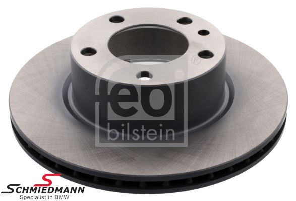 Brake disc front 284x22mm