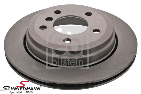 Brake disc rear ventilated 294x19mm