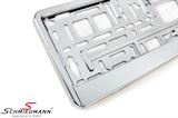 01170 MINI R50 -  Licenseplate holder - Silver metallic look