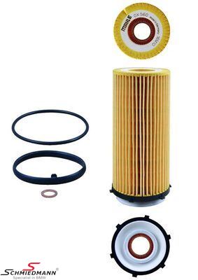 Oil filter insert