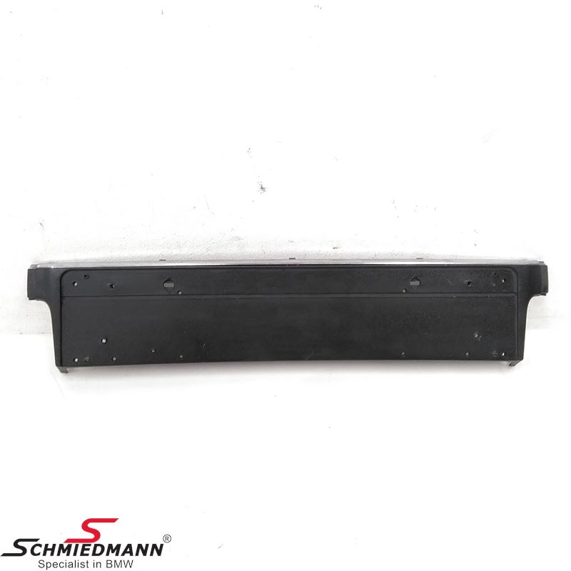 Bumper guard central/license plate holder frontbumper chrom-line