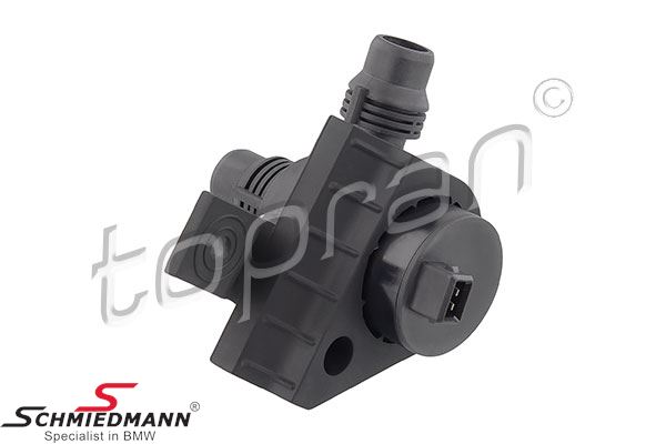 Additional electric water pump for heater