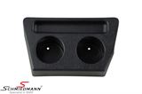 KOPHE30LHD 宝马 E30 -  Cupholder-set E30 black complete, not original 