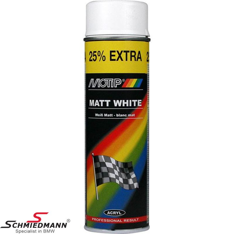 Motip universal paint white matt 500 ml.