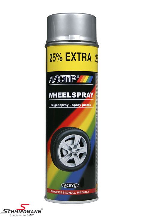 Motip universal wheel paint silver 500 ml.