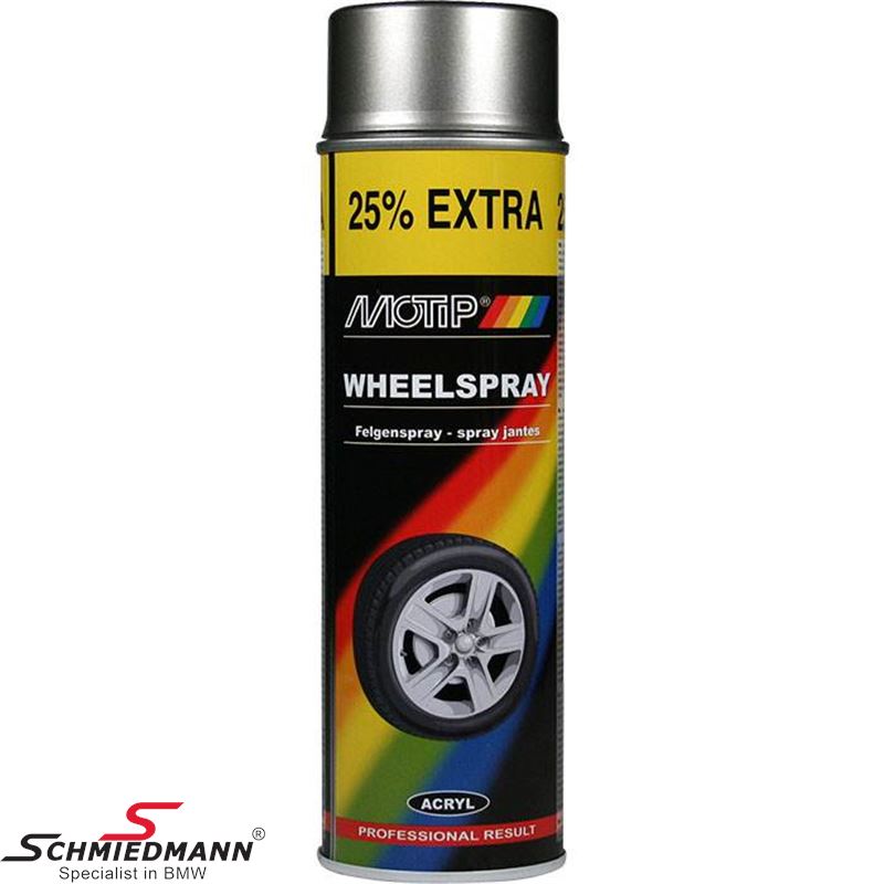 Motip universal wheel paint steal 500 ml.