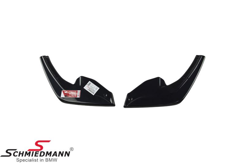 Maxton Design rear side splitters, glossy black