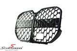 NSG26GBDSWACC  Diamond style kidney set in gloss black