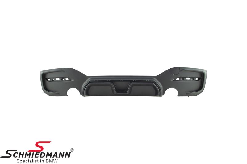 BMW 1 Series F20 LCI - Rear Diffuser/For M-tech/Flat black/o--o 