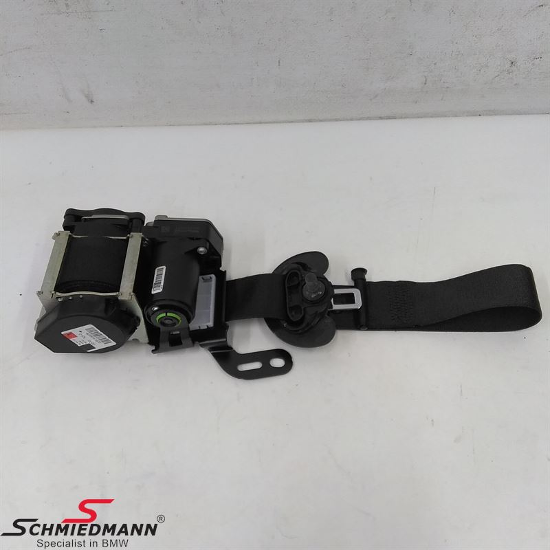 Seat belt front L.-side black