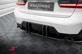 ING2021LCI-MD BMW G21 LCI -  Rear diffuser -Maxton Design- Street Pro, gloss black