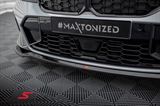 FRLG2021LCI2-MD BMW G21 LCI -  Maxton Design front splitter V.2 gloss black