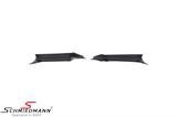 FRL9091MMB BMW E90 -  Frontspoiler lip set for M-Technic frontspoiler, mat black (must not be painted)