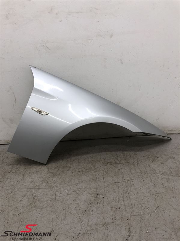 Sidefender front R.-side. Original BMW - 354 titan-silber