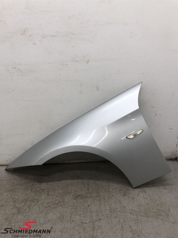 Sidefender front L.-side. Original BMW - 354 titan-silber