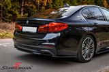 CRSG3031MOT2-MD BMW G30 -  Maxton Design rear splitter in center -Motorsport II-, glossy black