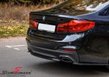 CRSG3031MOT2-MD BMW G30 -  Maxton Design rear splitter in center -Motorsport II-, glossy black