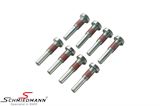 34106786062S 34106786062 34 10 6 786 062 6786062 BMW E90 LCI -  Set mounting parts for front brake pads (For models with Performance brakes)