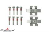 34116780506S 34116780506 34 11 6 780 506 6780506 BMW E93 -  Set mounting parts for front brake pads (For models with Performance brakes)