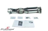 500001027.CL BMW F36 LCI -  Wagner Tuning downpipe catalyst replacement, for race use only (please note, the kit will turn the yellow engine lamp on which wont have any influence on performance, to turn it of reprogramming is needed) 