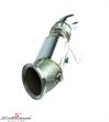 500001027.CL BMW F36 LCI -  Wagner Tuning downpipe catalyst replacement, for race use only (please note, the kit will turn the yellow engine lamp on which wont have any influence on performance, to turn it of reprogramming is needed) 