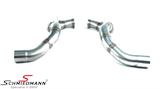 525211 BMW F90 M5 -  Supersprint Turbo downpipe kit Right - Left (Replaces catalytic converter)Accepts the stock "Cat.-Back" system
<b>(Without ECE-Approval)</b>