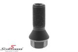 36136890324V 36136890324 36 13 6 890 324 6890324 宝马 F91 M8 -  Wheel bolt set M14x1.25x23 60deg. conical, black (20 pcs.)